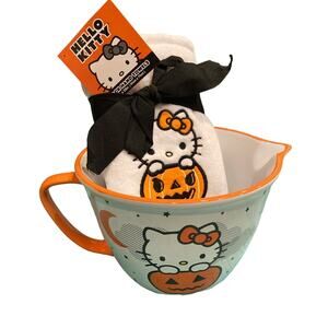 Hello kitty Halloween Towels and Mixing Bowl 2023
